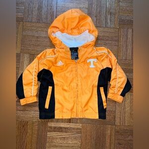 Adidas Orange and Black Hooded UT Jacket Baby boys 2t